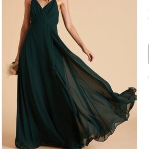 Birdy Grey Kaia Dress Chiffon Emerald Size Large